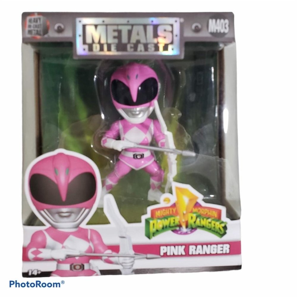Bandai Saban's Pink Power Ranger metals die cast 4" figurine NIB - Picture 1 of 7